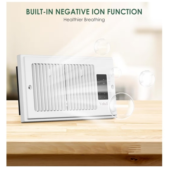 Vallisco White Vent Fan with Remote - Picture 3 of 8